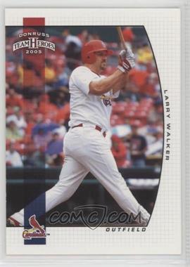 2005 Donruss Team Heroes - [Base] #297 - Larry Walker