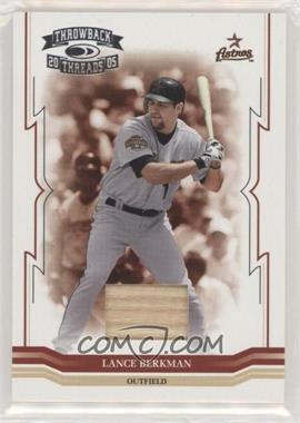 2005 Donruss Throwback Threads - [Base] - Bat #17 - Lance Berkman /250 [EX to NM]