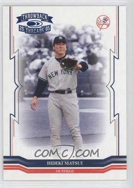 2005 Donruss Throwback Threads - [Base] - Blue Century Proof #127 - Hideki Matsui /150