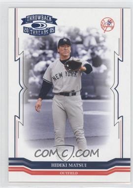 2005 Donruss Throwback Threads - [Base] - Blue Century Proof #127 - Hideki Matsui /150