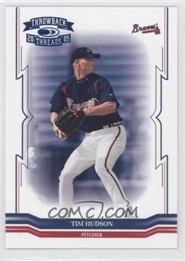 2005 Donruss Throwback Threads - [Base] - Blue Century Proof #165 - Tim Hudson /150