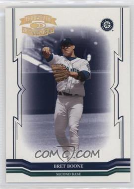 2005 Donruss Throwback Threads - [Base] - Gold Century Proof #141 - Bret Boone /100