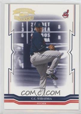 2005 Donruss Throwback Threads - [Base] - Gold Century Proof #52 - C.C. Sabathia /100