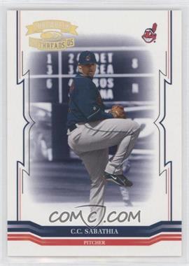 2005 Donruss Throwback Threads - [Base] - Gold Century Proof #52 - C.C. Sabathia /100