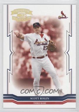 2005 Donruss Throwback Threads - [Base] - Gold Century Proof #66 - Scott Rolen /100