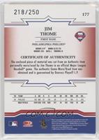 Jim Thome #/250