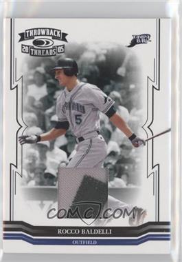 2005 Donruss Throwback Threads - [Base] - Jerseys #200 - Rocco Baldelli /250