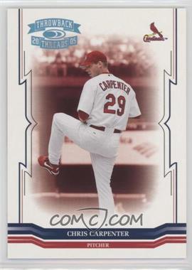 2005 Donruss Throwback Threads - [Base] - Platinum Century Proof #219 - Chris Carpenter /10