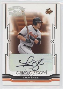 2005 Donruss Throwback Threads - [Base] - Signature Marks #124 - Larry Bigbie /75