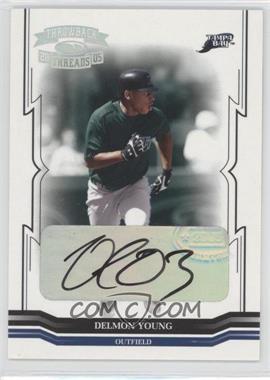 2005 Donruss Throwback Threads - [Base] - Signature Marks #255 - Delmon Young /10