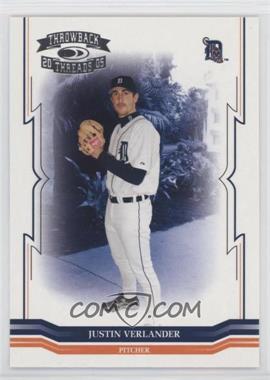 2005 Donruss Throwback Threads - [Base] #213 - Justin Verlander