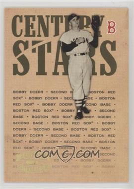 2005 Donruss Throwback Threads - Century Stars - Gold Century Proof #CS-1 - Bobby Doerr /100