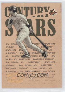 2005 Donruss Throwback Threads - Century Stars - Gold Century Proof #CS-50 - Cal Ripken Jr. /100