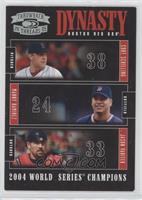 Curt Schilling, Manny Ramirez, Jason Varitek [EX to NM] #/100