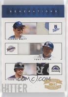 George Brett, Tony Gwynn, Todd Helton #/10