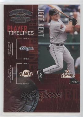 2005 Donruss Throwback Threads - Player Timelines #PT-38 - Jeff Kent