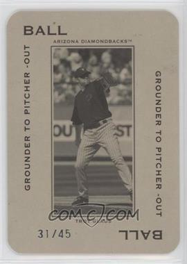 2005 Donruss Throwback Threads - Polo Grounds - Ball Grounder to Pitcher -Out #PG-64 - Troy Glaus /45