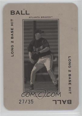 2005 Donruss Throwback Threads - Polo Grounds - Ball Long 2 Base Hit #PG-47 - Tim Hudson /35