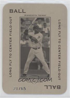 2005 Donruss Throwback Threads - Polo Grounds - Ball Long Fly to Center Field-Out #PG-78 - Torii Hunter /65 [EX to NM]