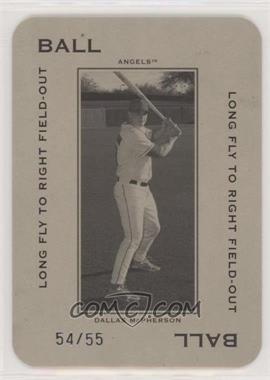 2005 Donruss Throwback Threads - Polo Grounds - Ball Long Fly to Right Field-Out #PG-46 - Dallas McPherson /55