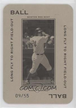 2005 Donruss Throwback Threads - Polo Grounds - Ball Long Fly to Right Field-Out #PG-54 - Manny Ramirez /55