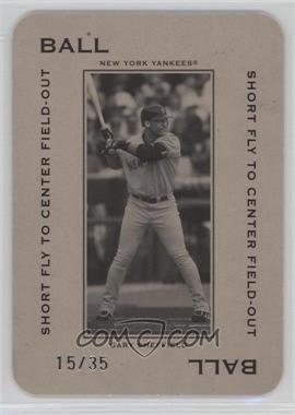 2005 Donruss Throwback Threads - Polo Grounds - Ball Short Fly to Center Field-Out #PG-56 - Gary Sheffield /35