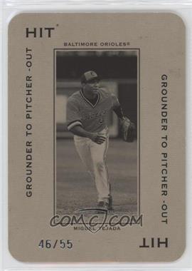 2005 Donruss Throwback Threads - Polo Grounds - Hit Grounder to Pitcher -Out #PG-58 - Miguel Tejada /55
