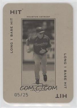 2005 Donruss Throwback Threads - Polo Grounds - Hit Long 1 Base Hit #PG-52 - Craig Biggio /25