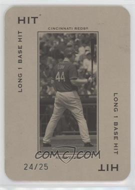 2005 Donruss Throwback Threads - Polo Grounds - Hit Long 1 Base Hit #PG-74 - Adam Dunn /25