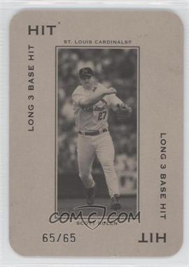 2005 Donruss Throwback Threads - Polo Grounds - Hit Long 3 Base Hit #PG-16 - Scott Rolen /65