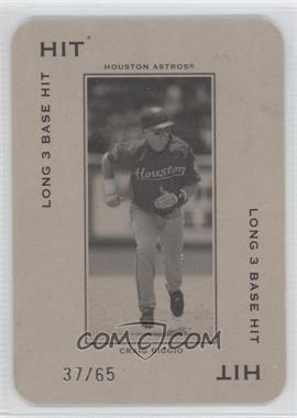 2005 Donruss Throwback Threads - Polo Grounds - Hit Long 3 Base Hit #PG-52 - Craig Biggio /65