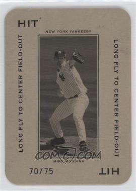 2005 Donruss Throwback Threads - Polo Grounds - Hit Long Fly to Center Field-Out #PG-18 - Mike Mussina /75