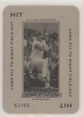 2005 Donruss Throwback Threads - Polo Grounds - Hit Long Fly to Right Field-Out #PG-30 - Mark Mulder /65