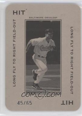 2005 Donruss Throwback Threads - Polo Grounds - Hit Long Fly to Right Field-Out #PG-5 - Melvin Mora /65