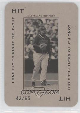 2005 Donruss Throwback Threads - Polo Grounds - Hit Long Fly to Right Field-Out #PG-80 - C.C. Sabathia /65