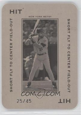 2005 Donruss Throwback Threads - Polo Grounds - Hit Short Fly to Center Field-Out #PG-86 - Mike Piazza /45