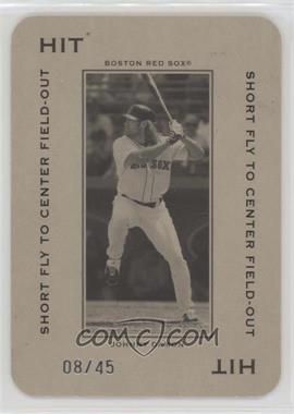 2005 Donruss Throwback Threads - Polo Grounds - Hit Short Fly to Center Field-Out #PG-87 - Johnny Damon /45