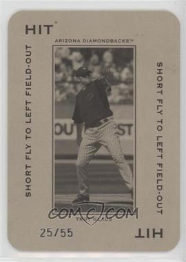 2005 Donruss Throwback Threads - Polo Grounds - Hit Short Fly to Left Field-Out #PG-64 - Troy Glaus /55