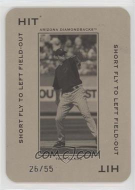 2005 Donruss Throwback Threads - Polo Grounds - Hit Short Fly to Left Field-Out #PG-64 - Troy Glaus /55
