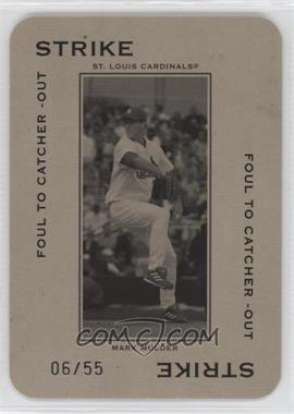 2005 Donruss Throwback Threads - Polo Grounds - Strike Foul to Catcher -Out #PG-30 - Mark Mulder /55