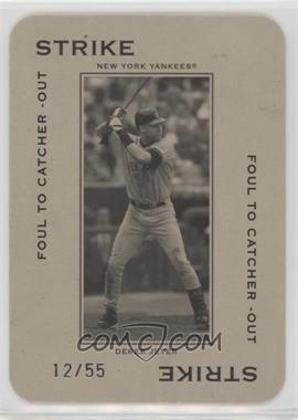 2005 Donruss Throwback Threads - Polo Grounds - Strike Foul to Catcher -Out #PG-88 - Derek Jeter /55