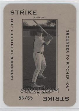 2005 Donruss Throwback Threads - Polo Grounds - Strike Grounder to Pitcher -Out #PG-46 - Dallas McPherson /65