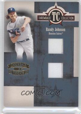 2005 Donruss Throwback Threads - Throwback Collection - Combo Materials #TC-59 - Randy Johnson /100