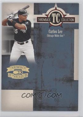 2005 Donruss Throwback Threads - Throwback Collection - Gold Century Proof #TC-67 - Carlos Lee /100
