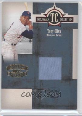 2005 Donruss Throwback Threads - Throwback Collection - Materials #TC-6 - Tony Oliva /250