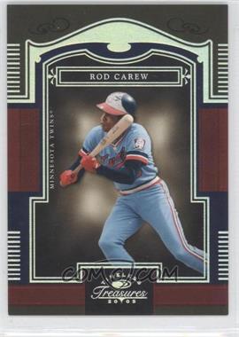 2005 Donruss Timeless Treasures - [Base] - Silver #29 - Rod Carew /50