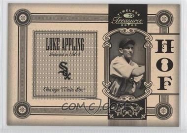 2005 Donruss Timeless Treasures - Hall of Fame - Gold #HOF-47 - Luke Appling /25