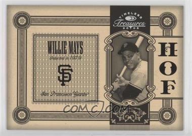 2005 Donruss Timeless Treasures - Hall of Fame - Silver #HOF-24 - Willie Mays /500
