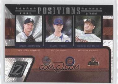 2005 Donruss Zenith - Positions #P-1 - Randy Johnson, Mark Prior, Roger Clemens