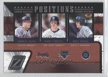 2005 Donruss Zenith - Positions #P-4 - Mark Loretta, Marcus Giles, Bret Boone